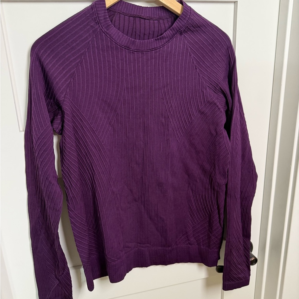 lululemon athletica Deep Purple Long Sleeve Top